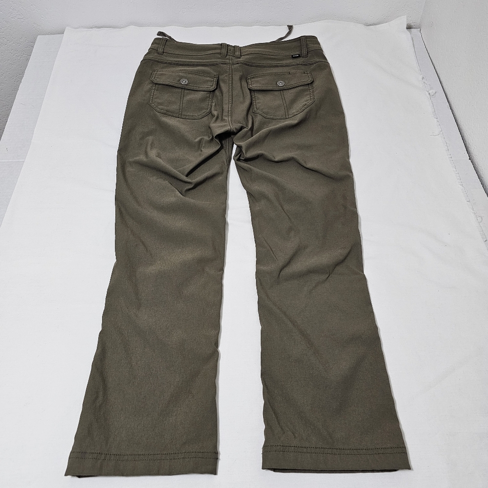 prAna Halle II HIKING Pant - Women's 14 Olive Green 95% Nylon 5% Elastane - Picture 3 of 9